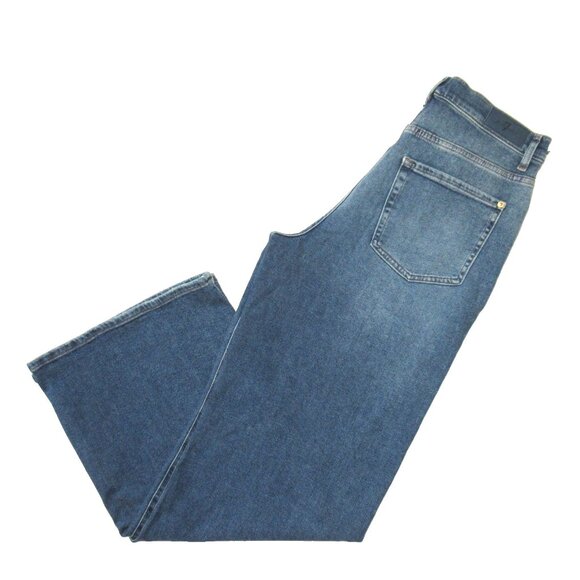 NWT 7 For All Mankind Luxe Vintage Ultra High Rise Jo in Sea Level Wide Jeans 32 - Picture 4 of 4